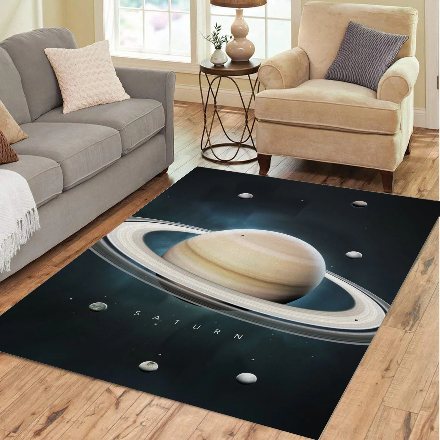 A Portrait of the Solar System Saturn Carpet for Living Room Rug Children Bed Room Floor Carpets Window Bedside Home Decor
A Portrait of the Solar System Saturn Carpet for Living Room Rug Children Bed Room Floor Carpets Window Bedside Home Decor