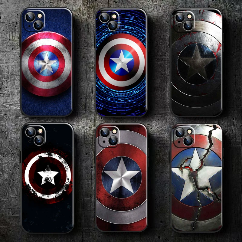 Marvel Captain America Shield For iPhone 13 12 11 Pro Mini X XR XS Max SE 5 6 6s 7 8 Plus Phone Case Back Cases Shell Black TPU
Marvel Captain America Shield For iPhone 13 12 11 Pro Mini X XR XS Max SE 5 6 6s 7 8 Plus Phone Case Back Cases Shell Black TPU