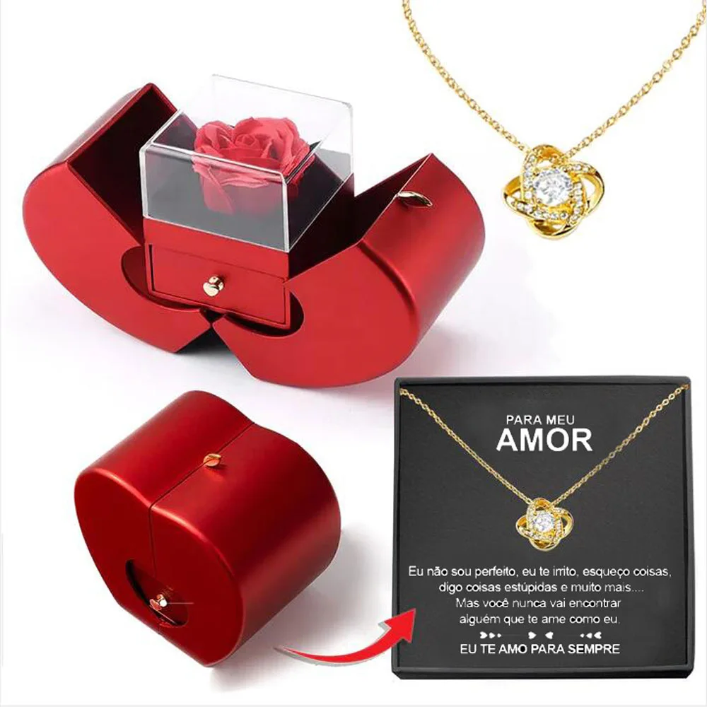 2023 Four-leaf Clover Necklace Female Hollow Light Luxury Niche Festival Gift Clavicle Chain Apple Box Set
2023 Four-leaf Clover Necklace Female Hollow Light Luxury Niche Festival Gift Clavicle Chain Apple Box Set