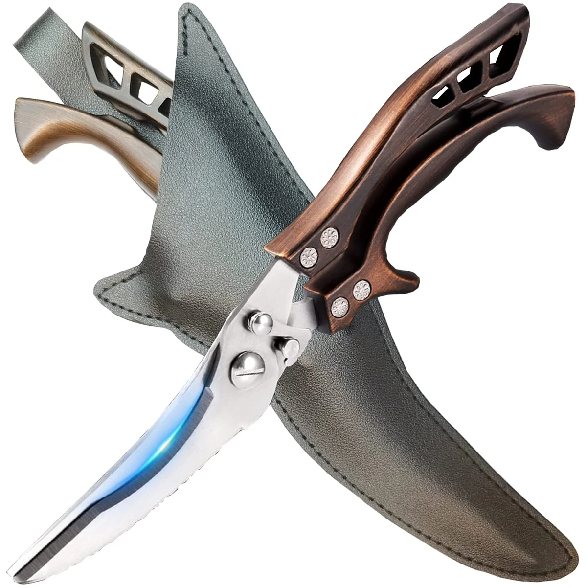 BalleenShiny мощные ножницы для куриных костей, домашняя кухня, нержавеющая сталь, алюминиевая ручка, ножницы для барбекю, готовые пищевые ножниц... 
BalleenShiny мощные ножницы для куриных костей, домашняя кухня, нержавеющая сталь, алюминиевая ручка, ножницы для барбекю, готовые пищевые ножниц...