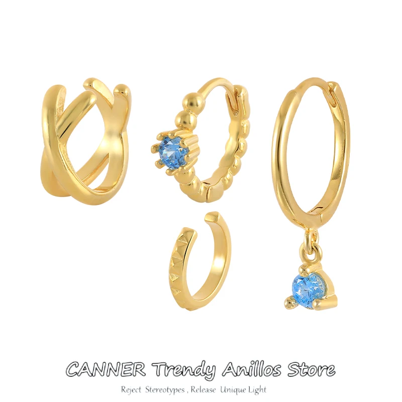 CANNER Hoop Earrings Set For Women 5A Zircon Clip Dangle Earrings Set of Earrings Korean INS Trendy Huggies Earrings Jewelry Set 
CANNER Hoop Earrings Set For Women 5A Zircon Clip Dangle Earrings Set of Earrings Korean INS Trendy Huggies Earrings Jewelry Set