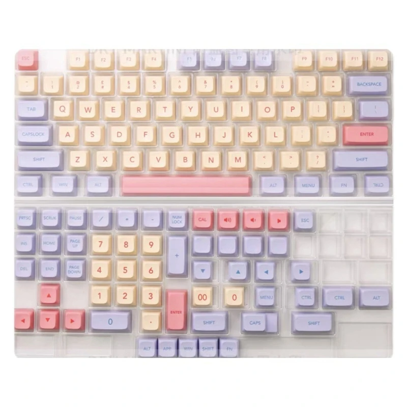 132 Keys PBT Keycaps XDA Profile DYE SUB Personalized Cute Cotton Candy Keycap For Cherry MX Switch Mechanical Keyboard
132 Keys PBT Keycaps XDA Profile DYE SUB Personalized Cute Cotton Candy Keycap For Cherry MX Switch Mechanical Keyboard