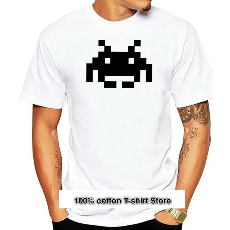 Camiseta de Space Invader para hombre, camisa Retro de Design Vintage, Color Gris Carbon, elegante, personalted
Camiseta de Space Invader para hombre, camisa Retro de Design Vintage, Color Gris Carbon, elegante, personalted