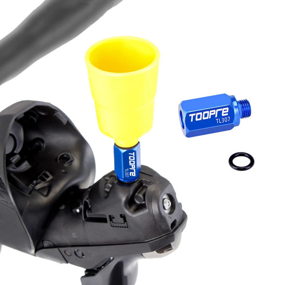 Bicycle Hydraulic Disc Brake Bleed Funnel Adapter for DEORE/SLX/XT/XTR MTB Cycling Repair Maintenance Accessories 
Bicycle Hydraulic Disc Brake Bleed Funnel Adapter for DEORE/SLX/XT/XTR MTB Cycling Repair Maintenance Accessories