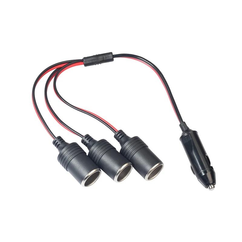1 To 3 Car Cigarette Lighter 12V 24V Power Charger Adapter 3 Way Socket Splitter Female Socket Plug Extension Cord Cable
1 To 3 Car Cigarette Lighter 12V 24V Power Charger Adapter 3 Way Socket Splitter Female Socket Plug Extension Cord Cable