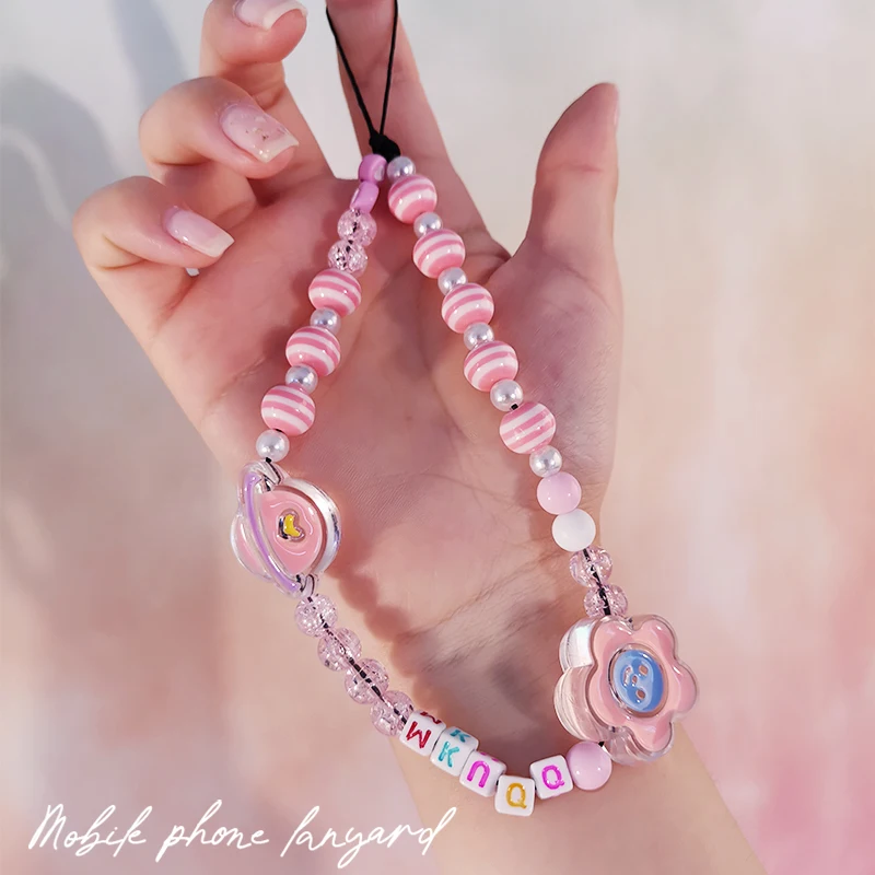 Strong and Durable Anti-lost Pendant Keychain Strap Short Handmade Wrist Chain Crystal Beads Beaded Pendant Mobile Phone Lanyard
Strong and Durable Anti-lost Pendant Keychain Strap Short Handmade Wrist Chain Crystal Beads Beaded Pendant Mobile Phone Lanyard