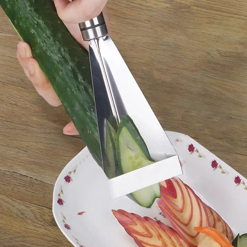 Fruit Carving Knife DIY Platter Decoration Anti Slip Stainless Steel Vegetable Cutting Slicer Triangular Kitchen Food Carve Tool 
Fruit Carving Knife DIY Platter Decoration Anti Slip Stainless Steel Vegetable Cutting Slicer Triangular Kitchen Food Carve Tool