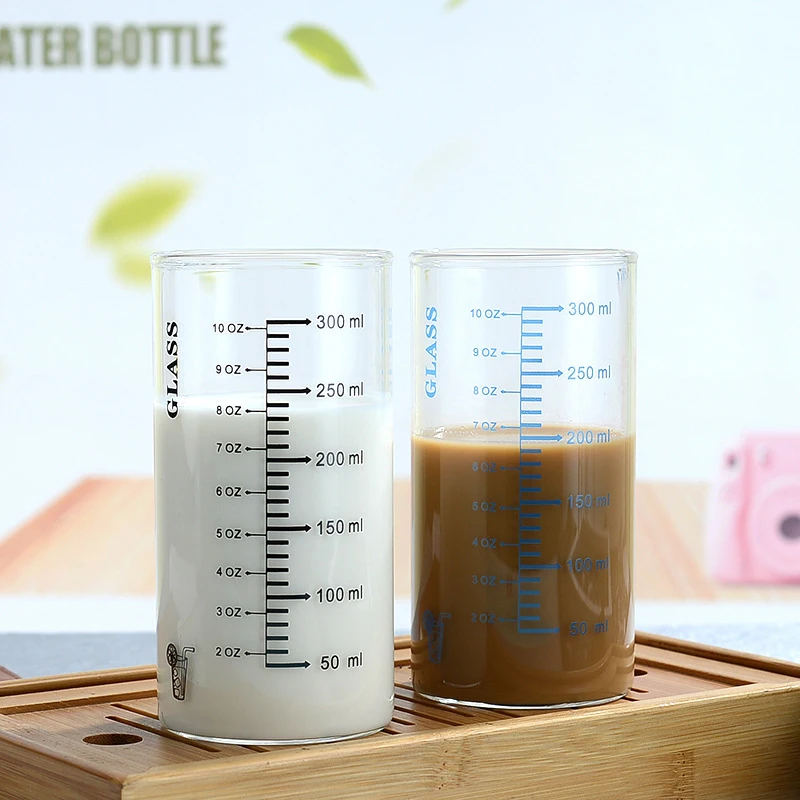 Milk Cup with Scale High Borosilicate Heat-resistant Glass Cup Glass Measuring Cup Breakfast Drink Beer Glass Cup
Milk Cup with Scale High Borosilicate Heat-resistant Glass Cup Glass Measuring Cup Breakfast Drink Beer Glass Cup
