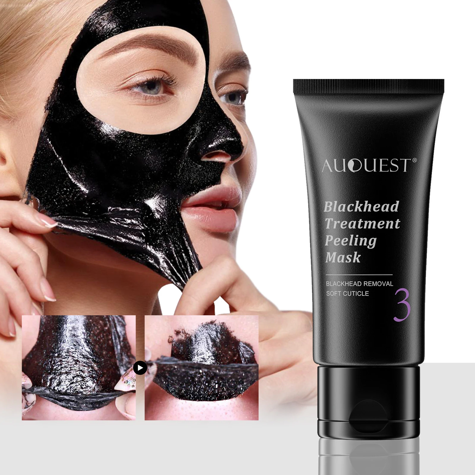 Blackhead Remover Acne Treatment Nose Oil-control Mud Pore Strip Mask Whitening Cream Peel off Mask Nose Peel Skin Care
Blackhead Remover Acne Treatment Nose Oil-control Mud Pore Strip Mask Whitening Cream Peel off Mask Nose Peel Skin Care