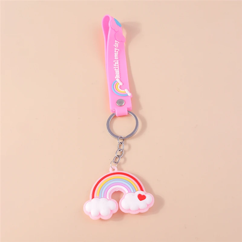 Cartoon Colorful Rainbow Clouds Keychains for Car Key Souvenir Gifts for Women Men Handbag Pendants Keyrings DIY Accessories
Cartoon Colorful Rainbow Clouds Keychains for Car Key Souvenir Gifts for Women Men Handbag Pendants Keyrings DIY Accessories