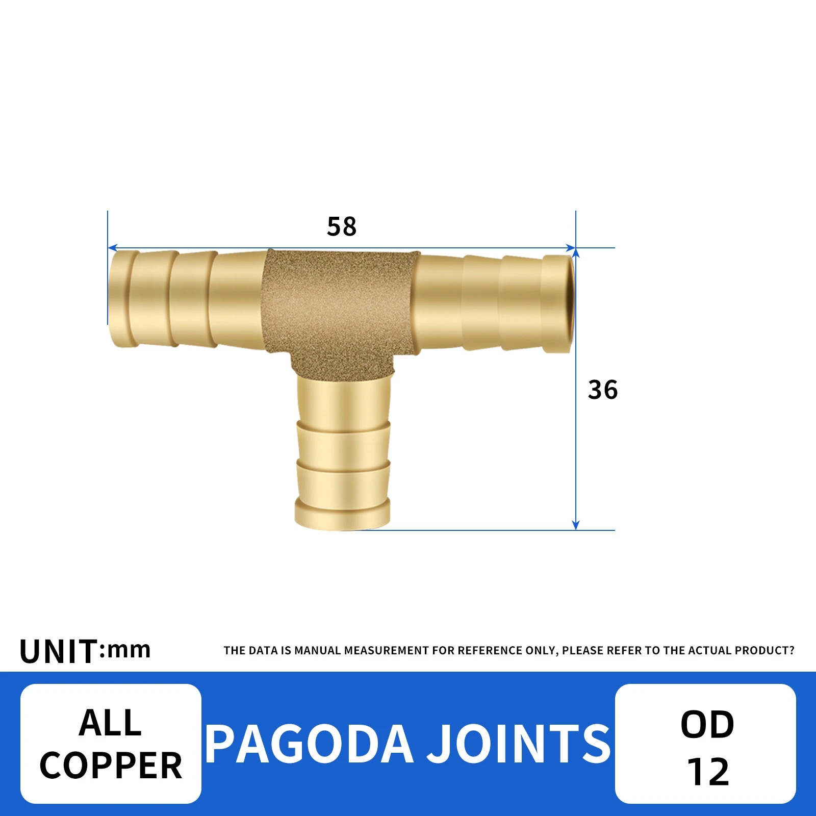 Внешний диаметр 6–12 мм, Т-образный соединитель с колючками, латунный шланговый фитинг (упаковка из 10 шт.)
Внешний диаметр 6–12 мм, Т-образный соединитель с колючками, латунный шланговый фитинг (упаковка из 10 шт.)