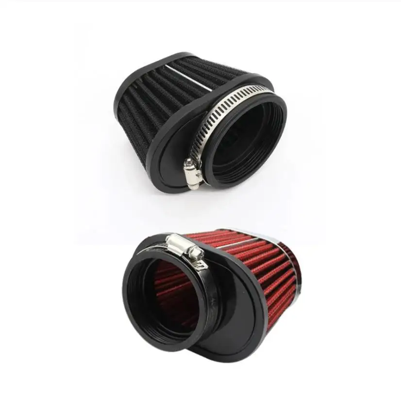 

51/55/60mm Universal Motorcycle Air Filter Car Motorbike Air Intake Accessories Parts