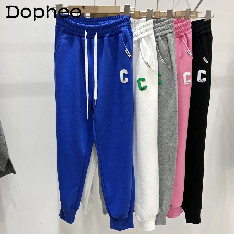 Sports Pants for Women 2022 Spring Summer New Loose Casual Pants Female Versatile Fashion Candy Color Lace-up Harem Sweatpants
Sports Pants for Women 2022 Spring Summer New Loose Casual Pants Female Versatile Fashion Candy Color Lace-up Harem Sweatpants