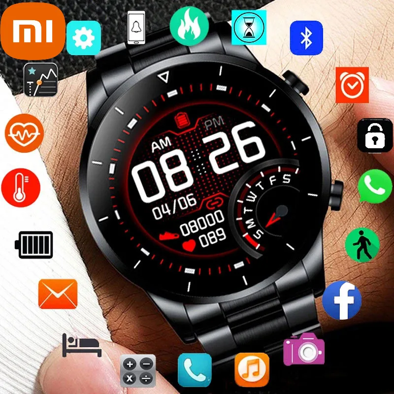 XIAOMI New E-13 Smart Watch Men IP68 Waterproof Full Touch Screen Custom Face SmartWatch Women Multi-Mode For Androd IOS
XIAOMI New E-13 Smart Watch Men IP68 Waterproof Full Touch Screen Custom Face SmartWatch Women Multi-Mode For Androd IOS