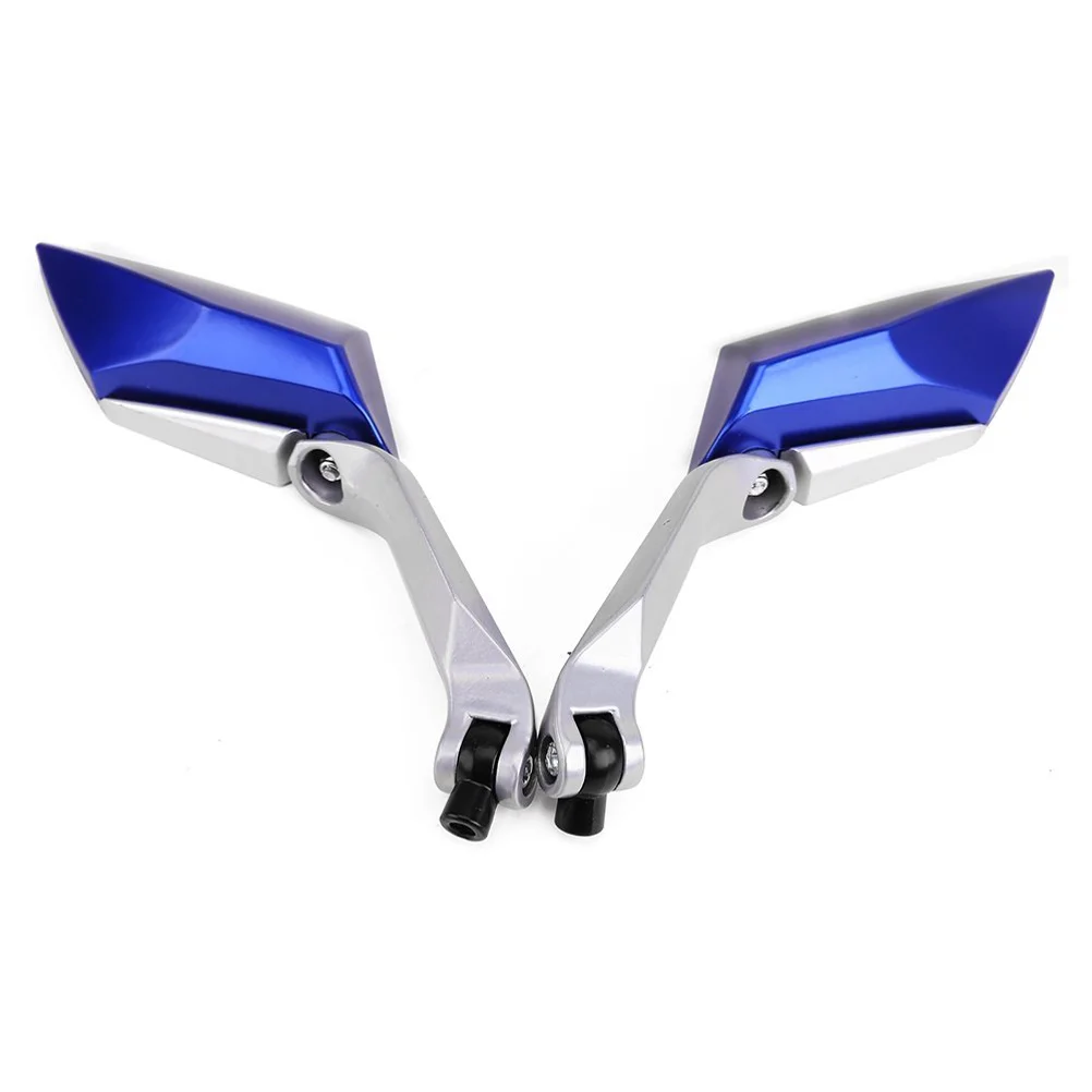 A Pair of Universal 360-degree Rotating Motorcycle Motorbike Scooter Aluminum Rear View Mirrors Rearview Side Mirrors (Blue)
A Pair of Universal 360-degree Rotating Motorcycle Motorbike Scooter Aluminum Rear View Mirrors Rearview Side Mirrors (Blue)