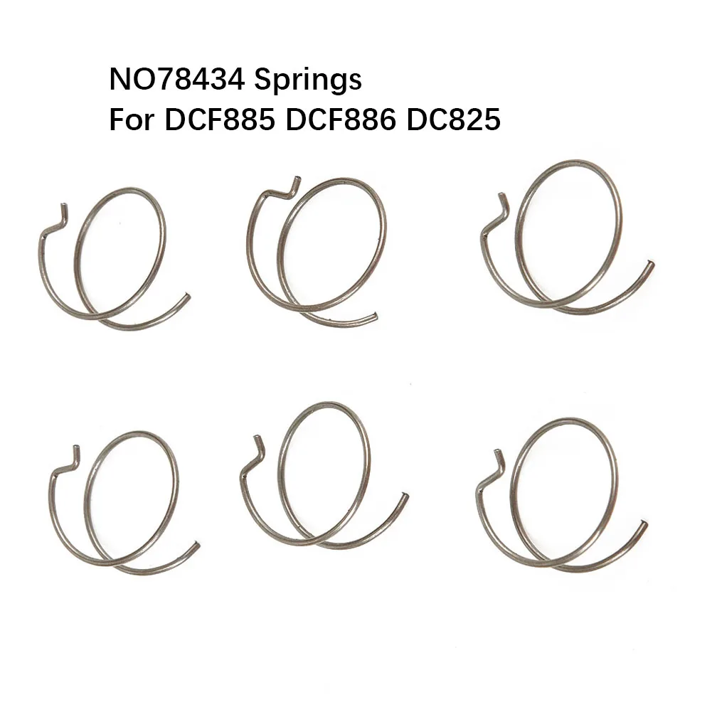 6 Pcs Spring N078434 Replacement Parts For 20V Impact Driver DCF835C2 DCF835M2 DCF836 DCF886 DCF885 Angle Grinder Accessories
6 Pcs Spring N078434 Replacement Parts For 20V Impact Driver DCF835C2 DCF835M2 DCF836 DCF886 DCF885 Angle Grinder Accessories