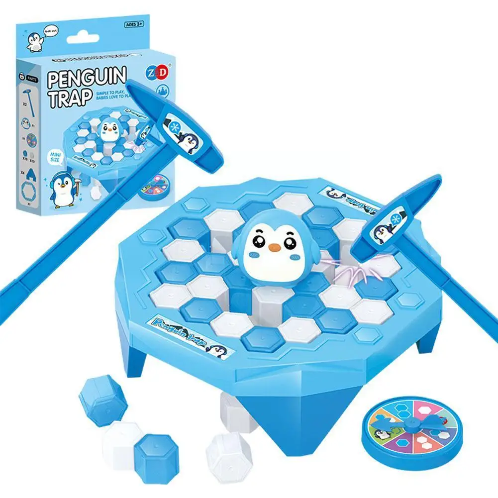 Ice Breaking Game Toy Penguin Trap Break Ice Interactive Parent-Child Party Breaking Toy Ice With Family Hammer Game Gifts L7Z4
Ice Breaking Game Toy Penguin Trap Break Ice Interactive Parent-Child Party Breaking Toy Ice With Family Hammer Game Gifts L7Z4