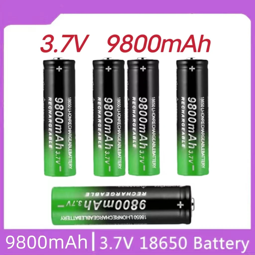 Batería 18650 linterna de 3,7v, herramienta eléctrica de faros, batería de alta potencia, batería de litio cargada
Batería 18650 linterna de 3,7v, herramienta eléctrica de faros, batería de alta potencia, batería de litio cargada