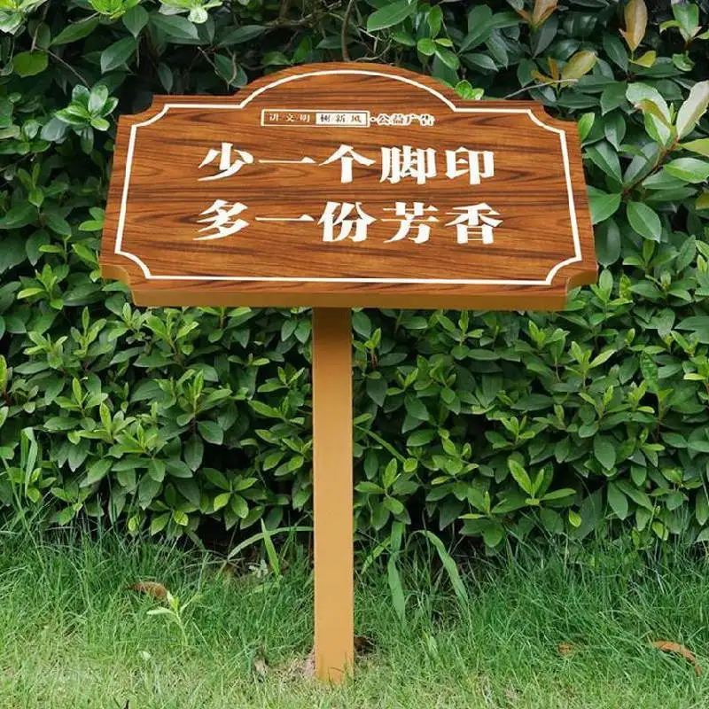 Single Sided Plant Scenic Area Notice Board Promotion Vertical Customizable Garden Sloping Lawn Warning Advertising Board Insert
Single Sided Plant Scenic Area Notice Board Promotion Vertical Customizable Garden Sloping Lawn Warning Advertising Board Insert