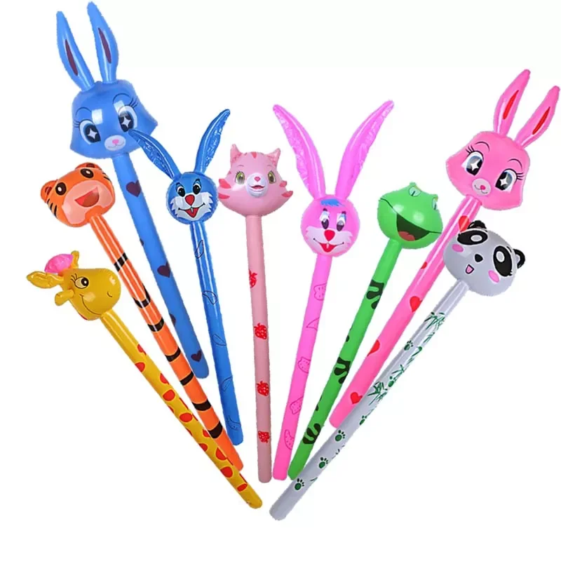 

Cartoon Inflatable Animal Long Inflatable Hammer No Wounding Weapon Stick Baby Children Toys Random 1Pc Cute Children Toys