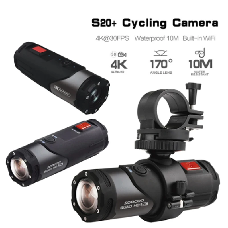 S20+ Action Camera 4K Professional Bike Motorcycle Sport Action Cam 10m Waterproof for Bike Bicycle Helmet Video Recording
S20+ Action Camera 4K Professional Bike Motorcycle Sport Action Cam 10m Waterproof for Bike Bicycle Helmet Video Recording