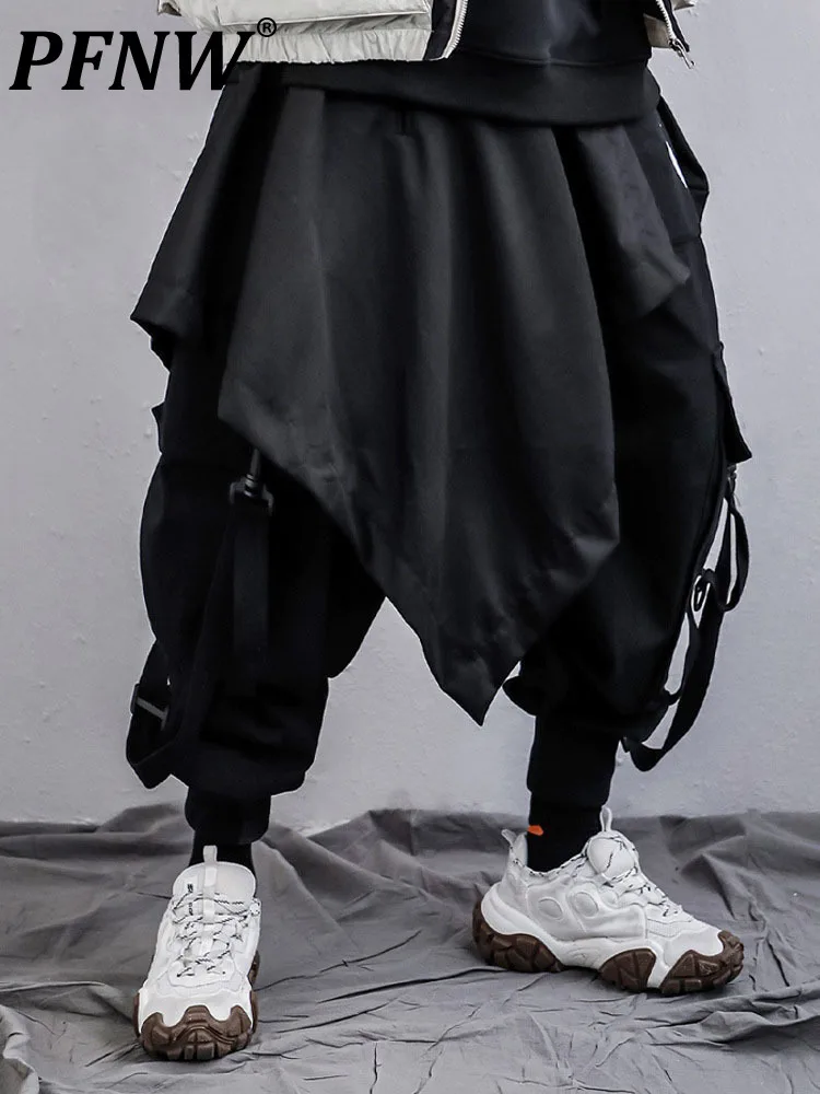 PFNW Heavy Industry Irregular Hem Skirt Pants Belt High Street Dance Skateboard Decorative Trousers Men Women Streetwear 12A5297
PFNW Heavy Industry Irregular Hem Skirt Pants Belt High Street Dance Skateboard Decorative Trousers Men Women Streetwear 12A5297