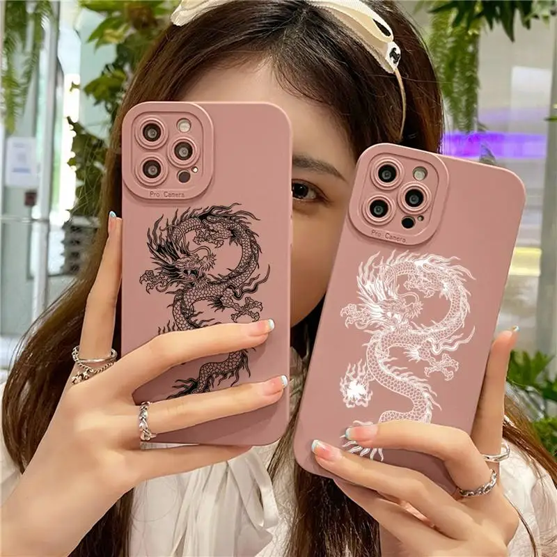 Chinese Dragon Loong Phone Case Pink Color For iPhone 13 12 11 Mini Pro Max X XR XS 7 8 Plus Cover Coque Funda Shell Capa Luxury
Chinese Dragon Loong Phone Case Pink Color For iPhone 13 12 11 Mini Pro Max X XR XS 7 8 Plus Cover Coque Funda Shell Capa Luxury