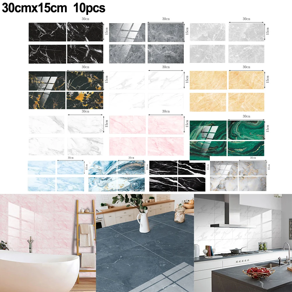4x Fake Marble Tile Stickers Bathroom Kitchen Home Wall Or Floor Self-adhesive For Kitchen Room Decoration Bedroom
4x Fake Marble Tile Stickers Bathroom Kitchen Home Wall Or Floor Self-adhesive For Kitchen Room Decoration Bedroom