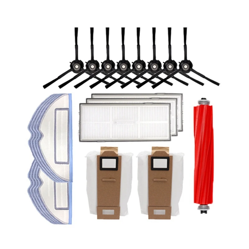 24Pcs For Roborock Sweeping Robot G10/T7SPLUS/S7 Accessories Side Brush Filter Screen Rag Holder Rolling Brush Dust Box
24Pcs For Roborock Sweeping Robot G10/T7SPLUS/S7 Accessories Side Brush Filter Screen Rag Holder Rolling Brush Dust Box