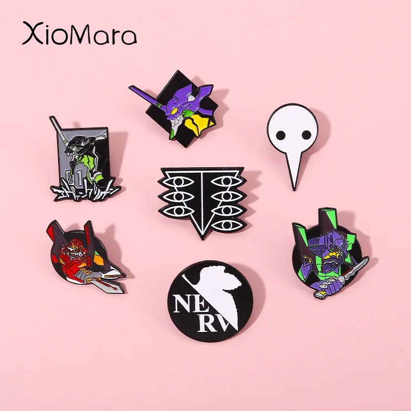 EVA Japanese Sci-Fi Animation Enamel Pins War Science Fiction Angel Brooches Lapel Badges Cartoon Anime Jewelry Gift For Drama F
EVA Japanese Sci-Fi Animation Enamel Pins War Science Fiction Angel Brooches Lapel Badges Cartoon Anime Jewelry Gift For Drama F