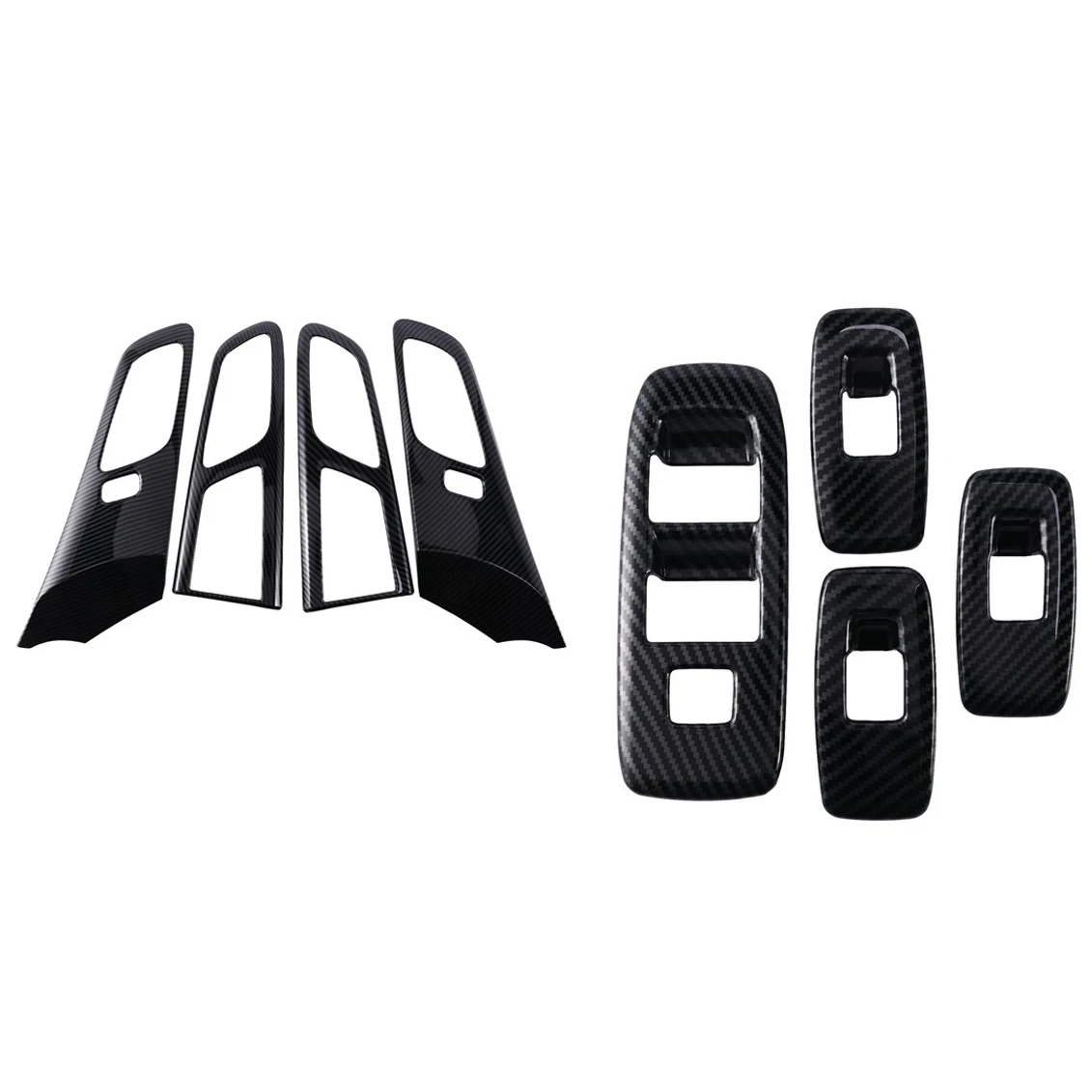 For Ford Ranger Everest Endeavour 2015+ Inner Door Handle & Window Lift Switch Panel Cover Trim Accessories,Carbon Fiber
For Ford Ranger Everest Endeavour 2015+ Inner Door Handle & Window Lift Switch Panel Cover Trim Accessories,Carbon Fiber