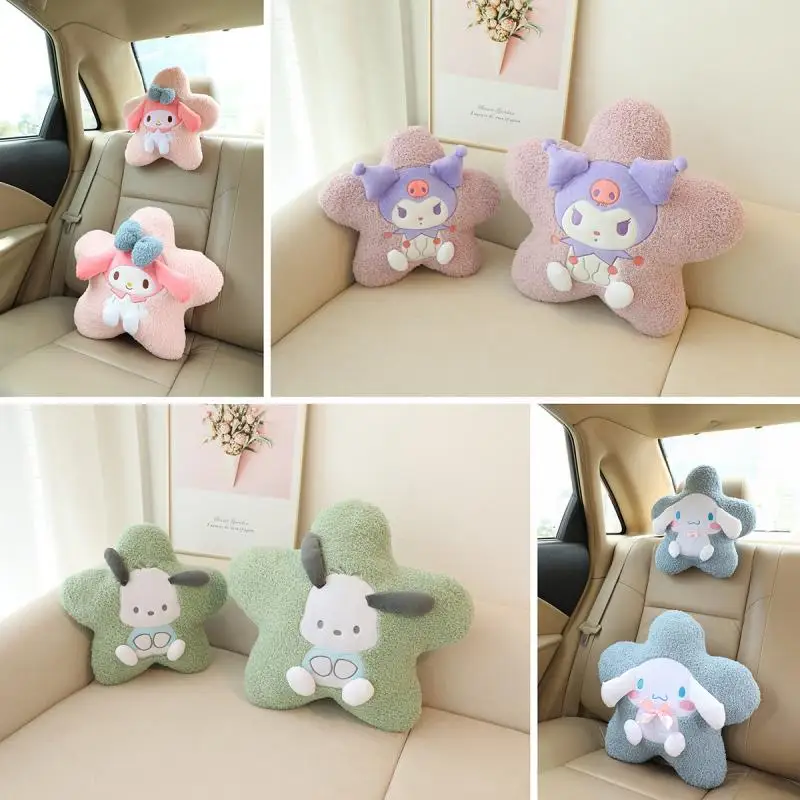 Kawaii Sanrio koomi плюшевая Автомобильная подушка Cinnamoroll Melody, мультяшная домашняя подушка для дивана, подушка для шеи, милая игровая подушка для сидения, подарок для девочек из аниме
Kawaii Sanrio koomi плюшевая Автомобильная подушка Cinnamoroll Melody, мультяшная домашняя подушка для дивана, подушка для шеи, милая игровая подушка для сидения, подарок для девочек из аниме