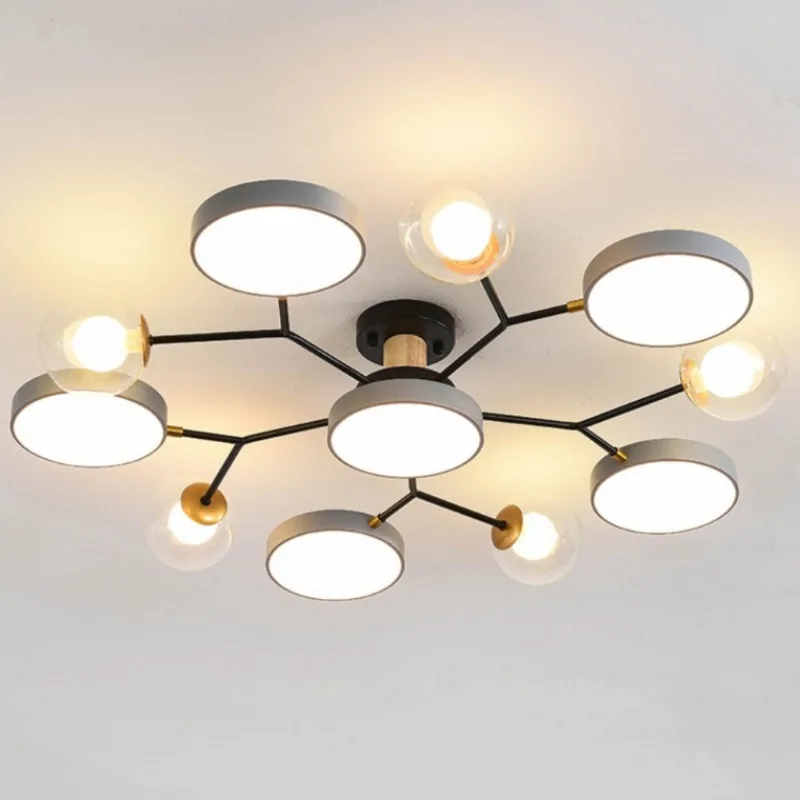 LED ceiling lamps Creative Modern Nordic Simple For Indoor Bedroom Dining Living Room Chandeliers Home Decoration Pendent lights
LED ceiling lamps Creative Modern Nordic Simple For Indoor Bedroom Dining Living Room Chandeliers Home Decoration Pendent lights