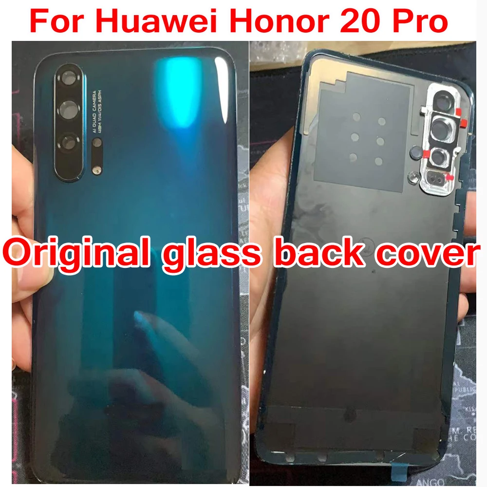 Original LTPro Back Cover For Huawei Honor 20 Pro Battery Housing Door Rear Case Lid + Camera glass Lens with Adhesive Tap
Original LTPro Back Cover For Huawei Honor 20 Pro Battery Housing Door Rear Case Lid + Camera glass Lens with Adhesive Tap