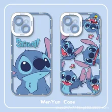 Stitch The Baby Disney Cover for Apple IPhone 14 13 12 11 Pro Max Mini XS XR X 8 7 Plus Phone Case