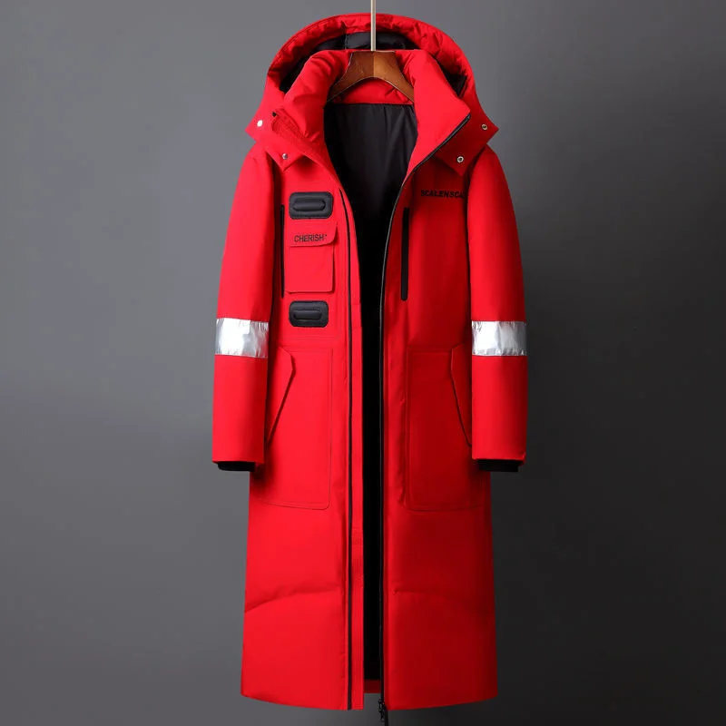 Winter Men Long White Duck Down Jackets Hooded 2023 Fashion Thicken Warm Overcoats Loose Coats Man Parkas Black Red
Winter Men Long White Duck Down Jackets Hooded 2023 Fashion Thicken Warm Overcoats Loose Coats Man Parkas Black Red