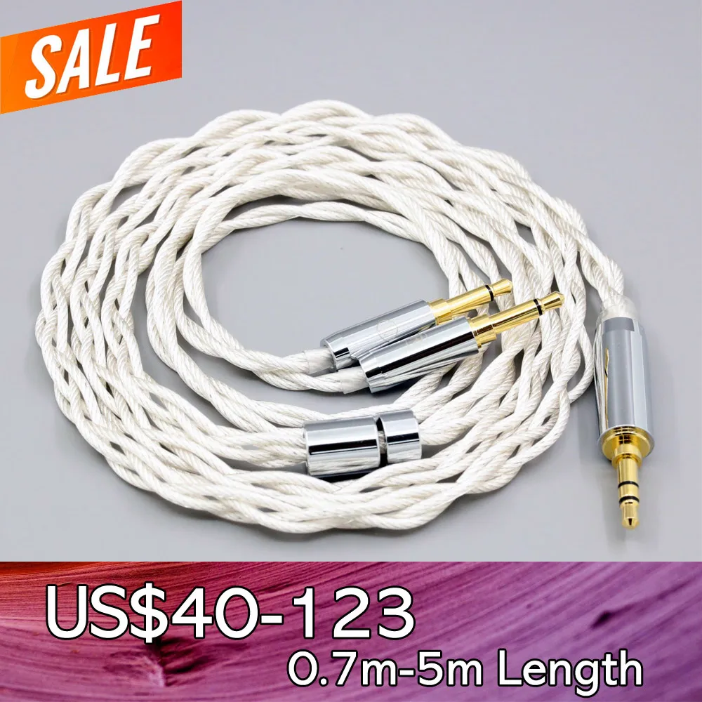 

Graphene 7N OCC Silver Plated Type2 Earphone Cable For Pioneer Amiron Home Aventho Pioneer SE-MONITOR 5 SEM5 3.5mm Pin