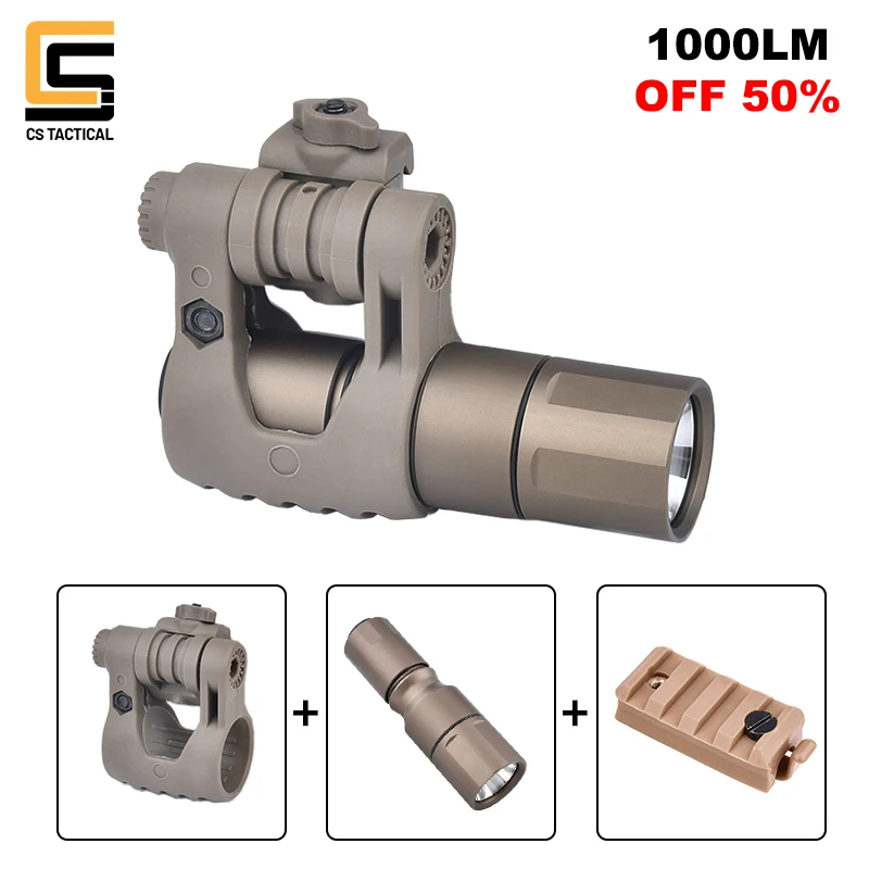 Cloud Defensive Tactical Micro Mch Flashlight Handheld Helmet Support Clip Headphone Slide 1000lm Gun Scout Light Flashlight
Cloud Defensive Tactical Micro Mch Flashlight Handheld Helmet Support Clip Headphone Slide 1000lm Gun Scout Light Flashlight
