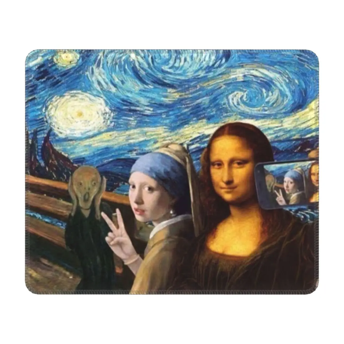 By Mona Lisa And Vincent Van Gogh Mouse Pad Non-Slip Rubber Mousepad for Gaming Office Laptop Computer PC Art Painting Mouse Mat
By Mona Lisa And Vincent Van Gogh Mouse Pad Non-Slip Rubber Mousepad for Gaming Office Laptop Computer PC Art Painting Mouse Mat