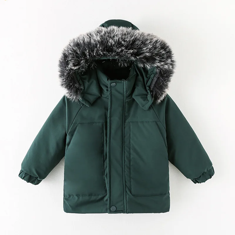 Autumn and Winter 2022 Kids Jacket Children's Large Fur Collar Hooded Down Jacket kids Plush Thickened Cotton Padded Jacket
Autumn and Winter 2022 Kids Jacket Children's Large Fur Collar Hooded Down Jacket kids Plush Thickened Cotton Padded Jacket