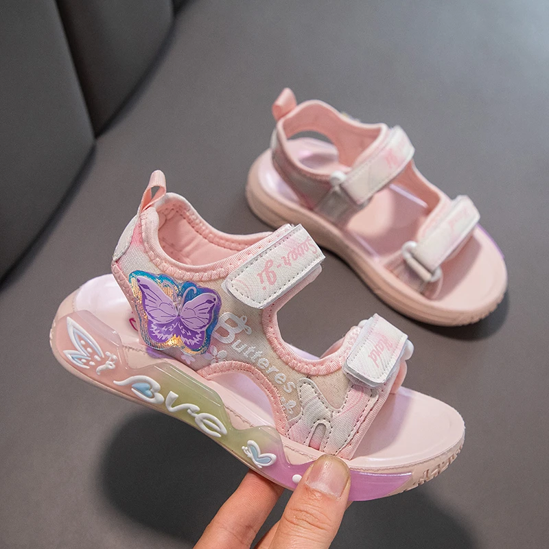 Children Sport Sandals for Girls Butterfly 2023 New Simple Non-slip Kids Shoes Breatheable Open-toe Soft Cute Color Matching PU
Children Sport Sandals for Girls Butterfly 2023 New Simple Non-slip Kids Shoes Breatheable Open-toe Soft Cute Color Matching PU