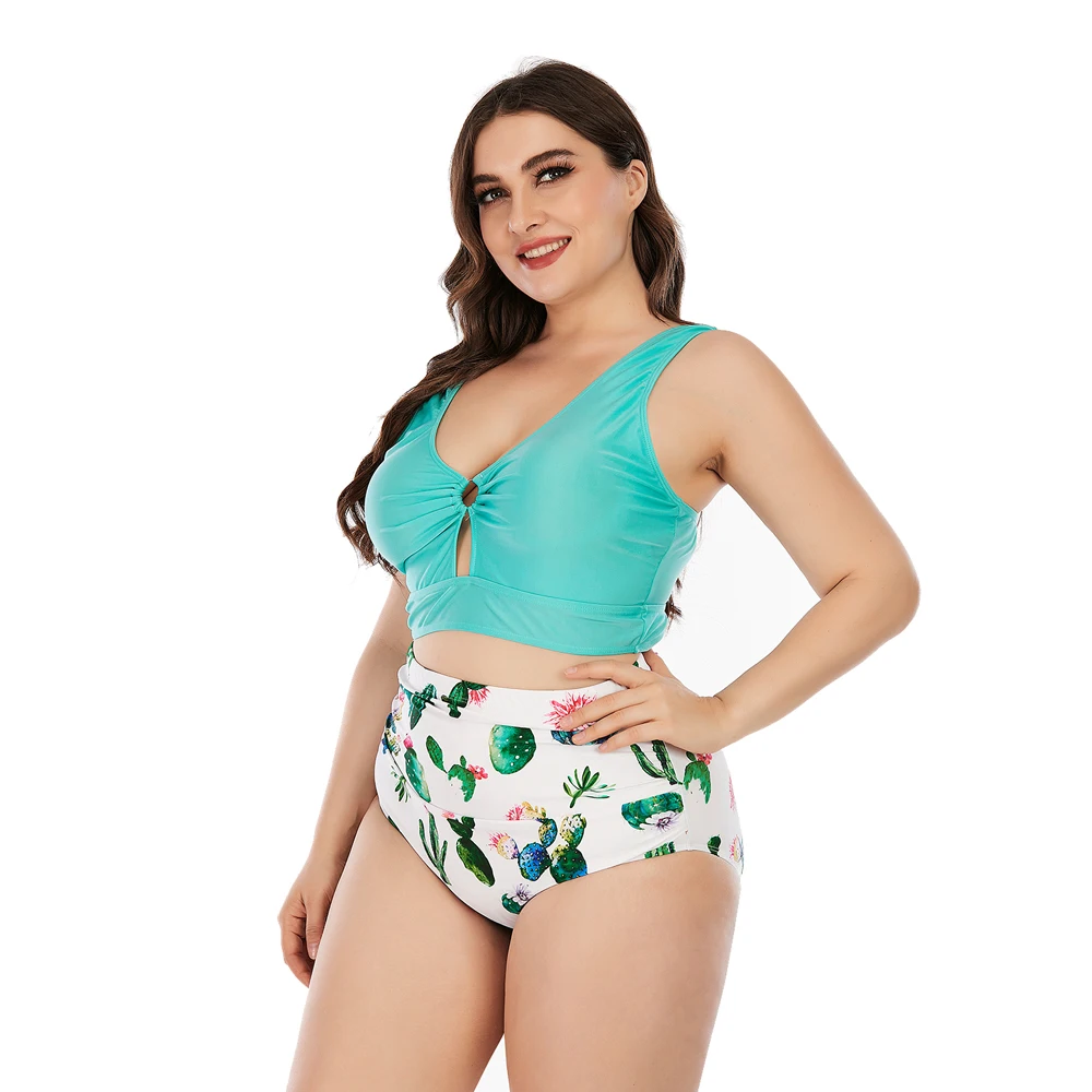 2022 Women Plus size Bikinis Set Swimwear Push Up High Waist Swimsuit Larges Big Plussize Swimming Suits Bathing Beachwear New
2022 Women Plus size Bikinis Set Swimwear Push Up High Waist Swimsuit Larges Big Plussize Swimming Suits Bathing Beachwear New