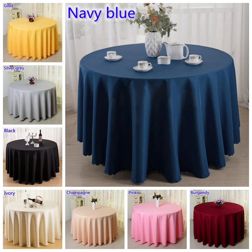 23 Colours Wedding Table Cloth Cover Linen Round Decoration Banquet Hotel Show Party Plain Polyester Water Proof
23 Colours Wedding Table Cloth Cover Linen Round Decoration Banquet Hotel Show Party Plain Polyester Water Proof