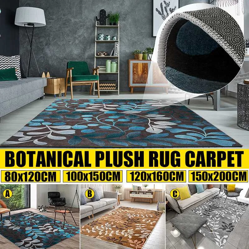 Botanical Printed Carpet Rug for Living Room Washable Bedroom Large Area Rugs Modern Printing Floor Carpet for Parlor Mat Home
Botanical Printed Carpet Rug for Living Room Washable Bedroom Large Area Rugs Modern Printing Floor Carpet for Parlor Mat Home