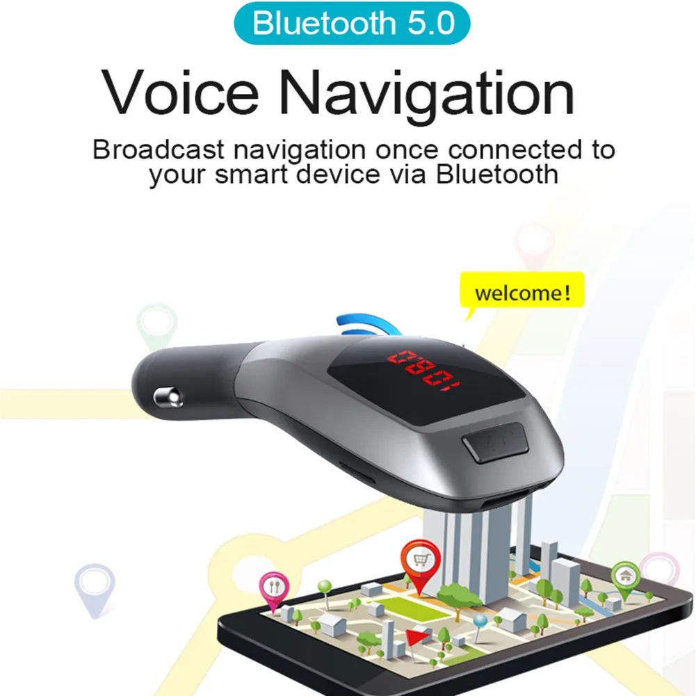 Bluetooth V3.0 FM Transmitter Modulator USB Car Kit MP3 Player Support USB Flash Drive AUX High Quality Stereo Audio In Music
Bluetooth V3.0 FM Transmitter Modulator USB Car Kit MP3 Player Support USB Flash Drive AUX High Quality Stereo Audio In Music