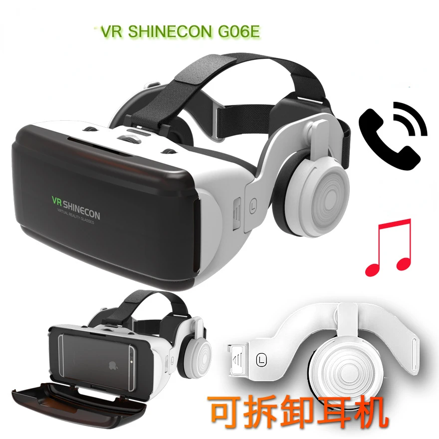 

VR 3D Glasses Virtual Reality Stereoscopic Phone Video Movie for 4.7-6.0 Inch Helmet Cardboard Smartphone with Gamepad