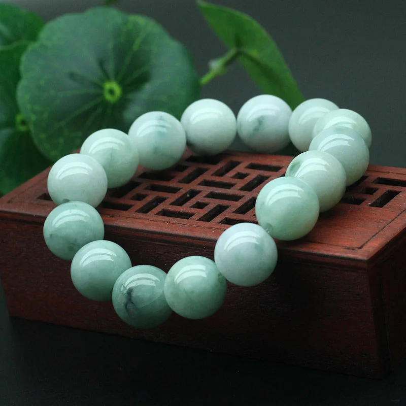 Natural Burma Jade Bracelet 13mm Emerald Floating Flowers Jadeite Beads Elastic Beaded Bangle Women Gifts Lucky Amulet Bracelets
Natural Burma Jade Bracelet 13mm Emerald Floating Flowers Jadeite Beads Elastic Beaded Bangle Women Gifts Lucky Amulet Bracelets