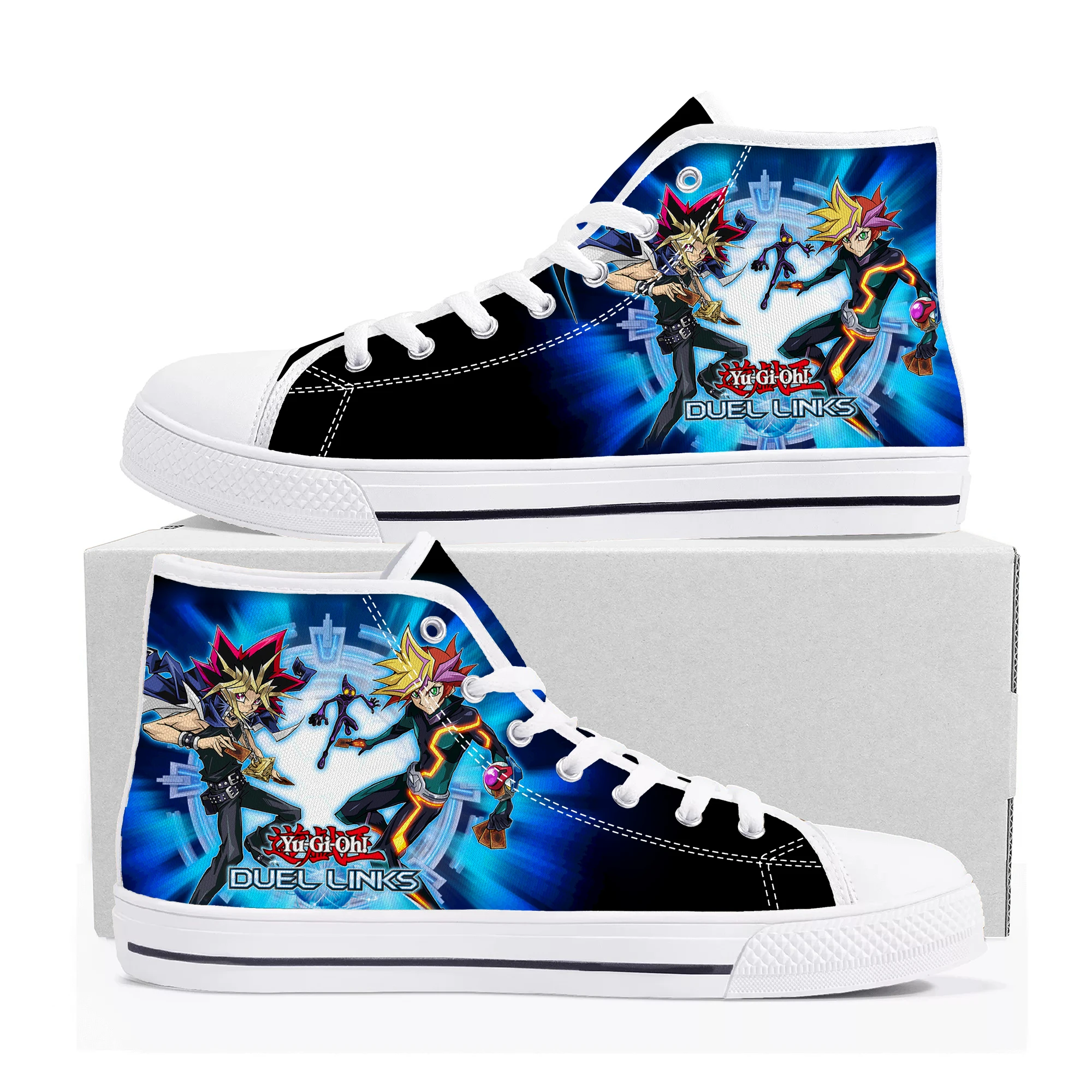 Yu Gi Oh High Top Sneakers Hot Cartoon Game Mens Womens Teenager High Quality Fashion Canvas Shoes Casual Tailor Made Sneaker
Yu Gi Oh High Top Sneakers Hot Cartoon Game Mens Womens Teenager High Quality Fashion Canvas Shoes Casual Tailor Made Sneaker