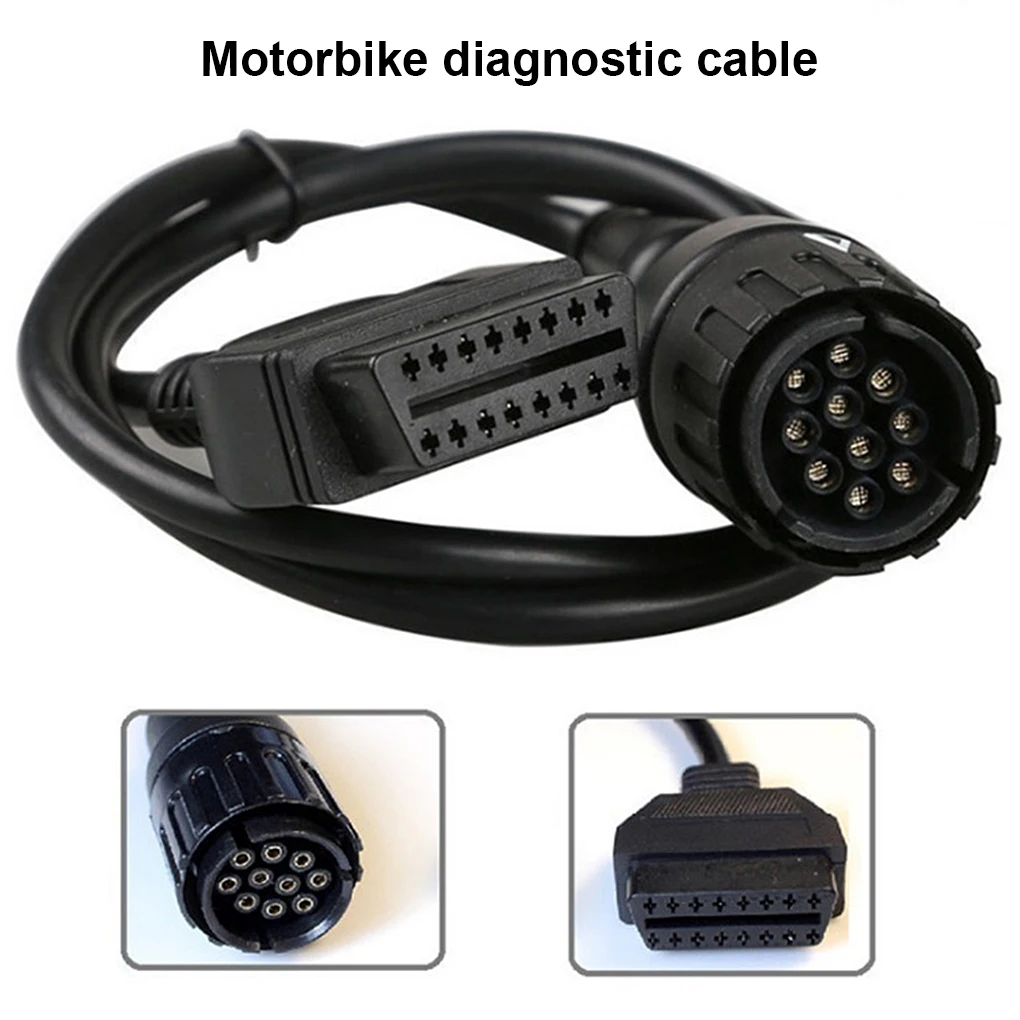 Motorbike OBDII Diagnostic Cable 10Pin to 16Pin Detachable Reusable Replacement 150cm Motorcycling Diagnosing Cables
Motorbike OBDII Diagnostic Cable 10Pin to 16Pin Detachable Reusable Replacement 150cm Motorcycling Diagnosing Cables