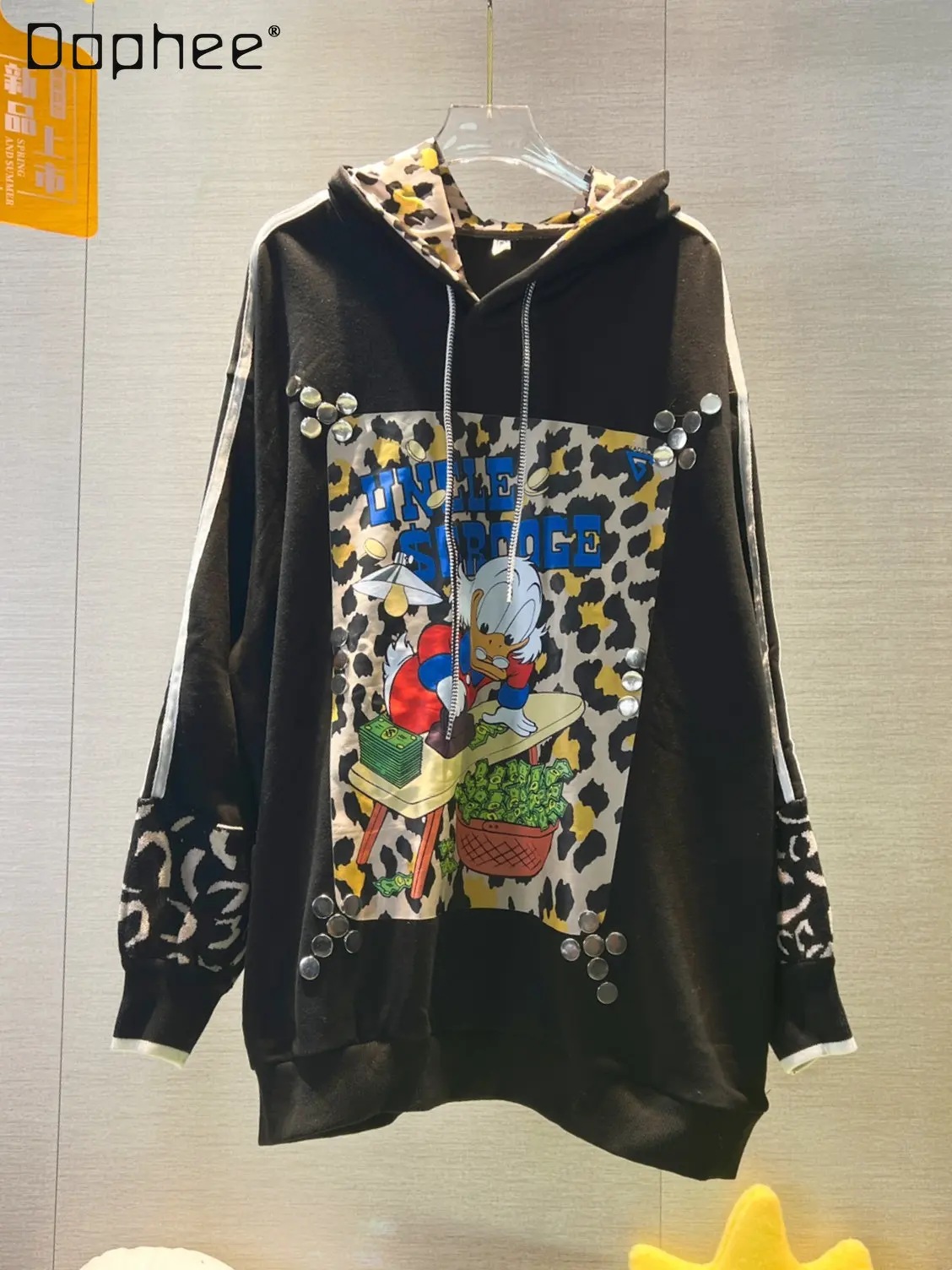 2022 Autumn and Winter New Cartoon Printed Loose Hooded Sweater Top Women's Fashion Pullover Long Sleeve Sweatshirt Hoodie
2022 Autumn and Winter New Cartoon Printed Loose Hooded Sweater Top Women's Fashion Pullover Long Sleeve Sweatshirt Hoodie